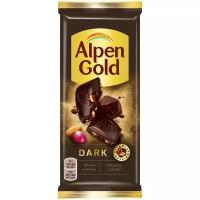 Шоколад Alpen Gold темный с изюмом и миндалем