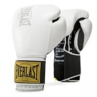 Боксерские перчатки Everlast тренировочные 1910 Classic белые 14 унций