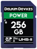 Карта памяти Delkin Power SDXC 256GB UHS-II U3 V90 R300/W250MB/s (DDSDG2000256)