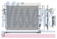 Радиатор кондиционера RANGE ROVER SPORT L320 05 2 7 TD NISSENS 94962