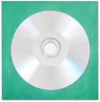 Диск CD-R CMC 700Mb 52x non-print (без покрытия) в бумажном конверте с окном, темно-бирюзовый, 1 шт