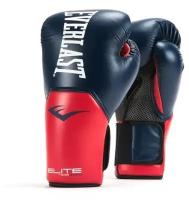 Перчатки тренировочные Everlast Elite ProStyle 14oz синие/красные