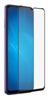DF / Закаленное стекло с цветной рамкой (fullscreen+fullglue) для Tecno Spark 8/8P смартфона Техно Спарк 8/ 8П DF tColor-10 (black) / черный