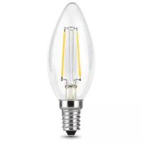 Лампа светодиодная gauss Filament 103801109, E14, C37