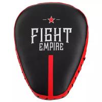 Лапа боксёрская FIGHT EMPIRE PRO, 1 шт., цвет чёрный/красный