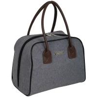 Дорожная сумка П7117, Цвет т.серый