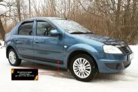 Молдинги на двери (4 шт) Renault Logan 2004-2013