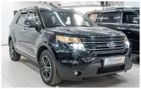 Ветровики боковых окон Ford Explorer с 2010 гкомплект 4 шт, черные) дефлекторы Форд Эксплолер, Дефлекторы