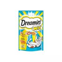 Dreamies Лакомство Dreamies MIX для взрослых кошек с лососем и сыром 60г 10222407 10236787 0,06 кг 44663 (10 шт)