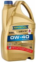 Синтетическое моторное масло RAVENOL Super Synthetik Öl SSL SAE 0W-40 (4+1)