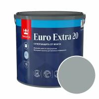 Краска моющаяся Tikkurila Euro Extra 20 RAL 7040 (Серое окно - Window grey) 2,7 л