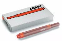 Картриджи LAMY T10 для перьевой ручки, 5 шт./уп, красный