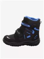 ботинки SUPERFIT, для мальчиков, цвет Черный/Синий, размер 28