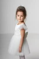 Платье DaEl kids, размер 104, белый