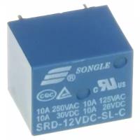 Реле SRD-12VDC-SL-C (12V, 5pin)