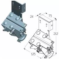 ALUTECH Кронштейн нижний, RBI446R, 401230500