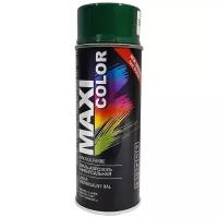 Эмаль MAXI COLOR универсальная, RAL6009 темно-зеленый, глянцевая, 400 мл