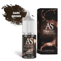 AS Company (AS Pigments, Алина Шахова, Пигменты Шаховой) Пигмент для татуажа бровей Dark brown (Брюнет), 6 мл