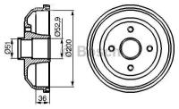 Барабан тормозной OPEL CORSA C 00-06 BOSCH 0986477134