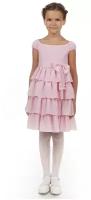 Нарядное платье для девочки Инфанта, модель 80114, цвет розовый, размер 122/60