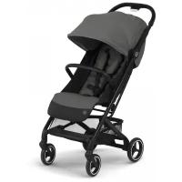 Прогулочная коляска Cybex Beezy с дождевиком, Soho Grey, цвет шасси: черный