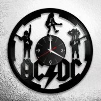 Настенные часы с группой AC DC, Malcolm Mitchell Young, Angus McKinnon Young, Bon Scott