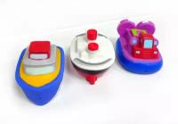Игрушки для ванной Кораблики 3 штуки набор