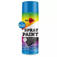 Краска-спрей бриллиантово-голубая Spray paint sky blue AIM-ONE 450 мл (аэрозоль) SP-BSB133