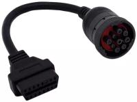 Переходник Cummins 9 pin на OBD2 16 pin