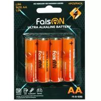 Батарейка FaisON Ultra Alkaline, LR6-4BL,1.5B, AA, FS-B-1086(4 шт.)