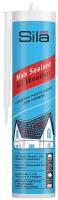 Каучуковый герметик для кровли Sila PRO Max Sealant, All weather, коричневый, 290 мл