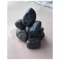 Дунит обвалованный (фракция 7-14 см) камни для бани и сауны коробка 19,9 кг