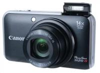 Фотоаппарат Canon PowerShot SX210 IS, черный/серебристый