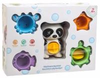 Игрушка для ванной Сима-ленд Панда 2600578, разноцветный