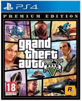 Игра Grand Theft Auto V (GTA 5) Premium Edition для PS4 (диск, русские субтитры)