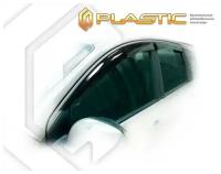 Дефлекторы боковых окон для Nissan Note 2008-2012 Classic полупрозрачный