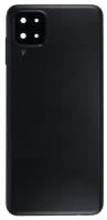 Задняя крышка для Samsung A127F Galaxy A12 Nacho (черная)