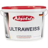 Краска водно-дисперсионная Absolute UltraWeiss матовая белый 2.5 л