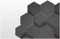 Акустический поролон ECHOTON Hexagon (чёрный, 12 шт.)