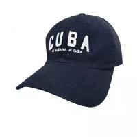Бейсболка универсальная Be Snazzy CZD-0027 с нашивкой Cuba. Цвет темно-синий. Размер 54-56