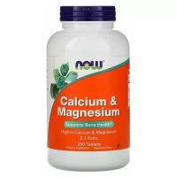 Таблетки NOW Calcium & Magnesium