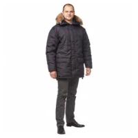 Куртка рабочая зимняя Аляска удлиненная черн (р.60-62)170-176