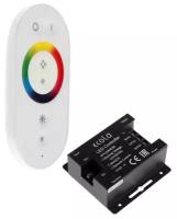 Ecola LED strip RGB RF controller 18A 216W 12V (432W 24V) с кольцевым сенсорным белым радиопультом