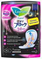 Гигиенические прокладки Merries Laurier Super Absorbent ночные, с крылышками 34 см 7 шт 4901301254580