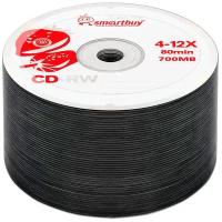Перезаписываемый диск SmartBuy CD-RW 700Mb 12x bulk, упаковка 50 шт