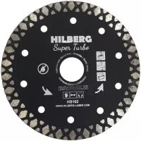 Диск алмазный Hilberg Super Turbo (125х22.23х10 мм) TRIO-DIAMOND HS102 15786292