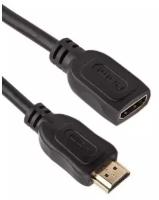 Кабель HDMI 5м TELECOM TCG200MF-5M круглый черный