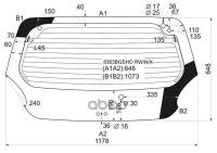 Стекло Заднее С Обогревом Toyota Aygo 3/5d 05-14 XYG арт. 8363BGSHO RW/H/X