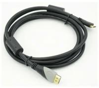 Кабель аудио-видео HDMI (m) - Mini HDMI (m), 2м, ф/фильтр, черный