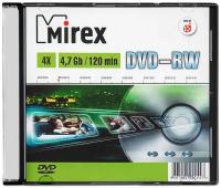Диск Mirex DVD-RW 4,7Gb 4x, slim box, упаковка 2 шт